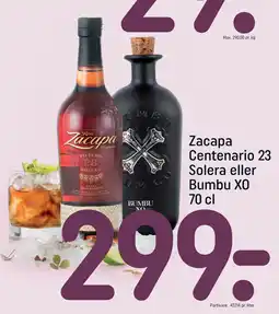 REMA 1000 Zacapa Centenario 23 Solera eller Bumbu XO tilbud