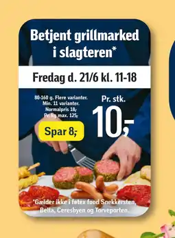Føtex Betjent grillmarked i slagteren tilbud
