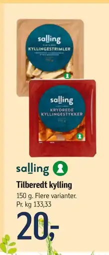 Føtex Tilberedt kylling tilbud