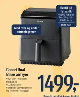Føtex Cosori Dual Blaze airfryer tilbud