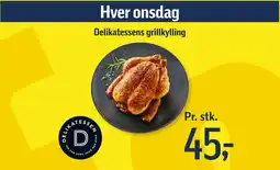 Føtex Delikatessens grillkylling tilbud