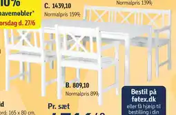 Føtex Rosenborg havebord tilbud