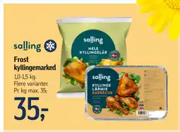 Føtex Frost kyllingemarked tilbud