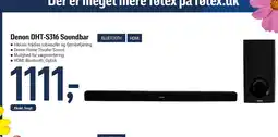 Føtex Denon DHT-S316 Soundbar tilbud