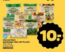 Netto Harvest Best grøntsager eller stir fry mix tilbud
