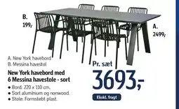 Føtex Messina havestol tilbud