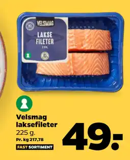 Netto Velsmag laksefileter tilbud