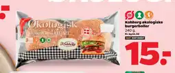Netto Kohberg økologiske burgerboller tilbud