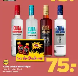 Cuba vodka eller Flügel