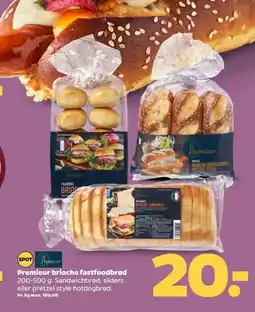 Netto Premieur brioche fastfoodbrød tilbud