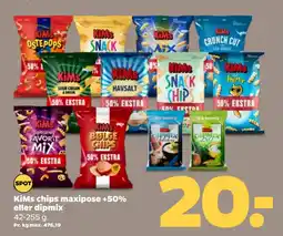 KiMs chips maxipose +50% eller dipmix