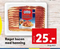 Lidl Røget bacon med honning tilbud