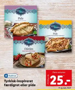 Lidl Tyrkisk-inspireret færdigret eller pide tilbud