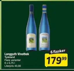 Fakta Tyskland Langguth Vinothek tilbud