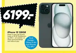 Bilka iPhone 15 128GB tilbud