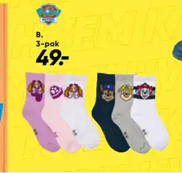 Bilka Paw Patrol tennisstrømper til børn tilbud