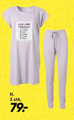 Bilka Bigshirt eller pyjamasbukser tilbud
