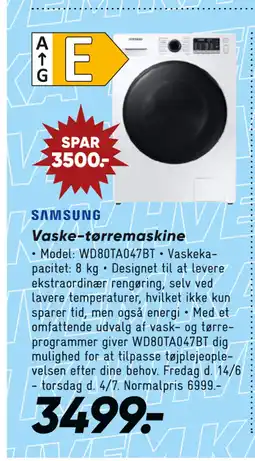 Bilka Vaske-tørremaskine tilbud