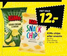 Bilka KiMs chips eller snacks tilbud