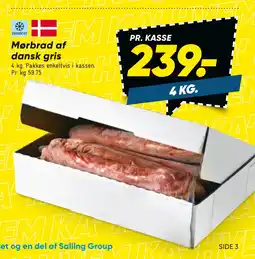 Bilka Mørbrad af dansk gris tilbud