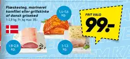 Bilka Flæskesteg, marineret kamfilet eller grillskinke af dansk grisekød tilbud