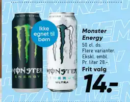 Bilka Monster Energy tilbud