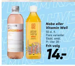 Bilka Nobe eller Vitamin Well tilbud
