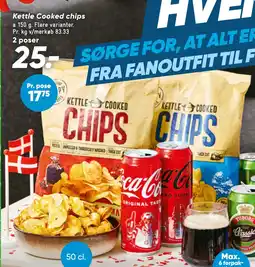 Bilka Kettle Cooked chips tilbud
