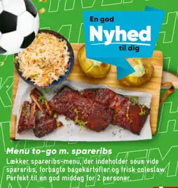 Bilka Menu to-go m. spareribs tilbud