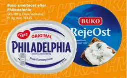 Bilka Buko smelteost eller Philadelphia tilbud