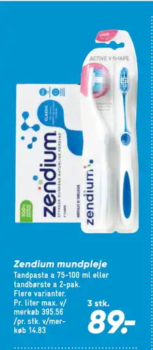 Bilka Zendium mundpleje tilbud