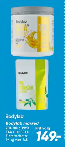 Bilka Bodylab marked tilbud