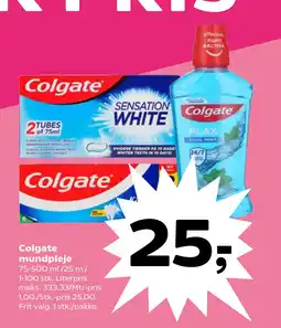 Kvickly Colgate mundpleje tilbud