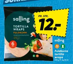Bilka Fuldkorns tortilla wraps tilbud