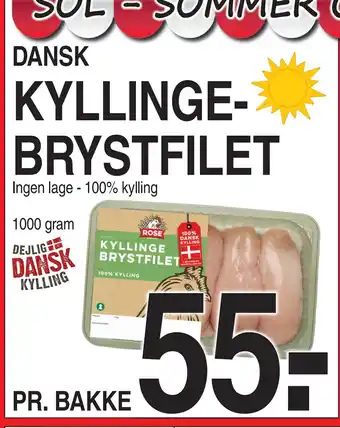 ABC Lavpris KYLLINGEBRYSTFILET tilbud