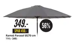 My Home Ramsö Parasol Ø270 cm tilbud