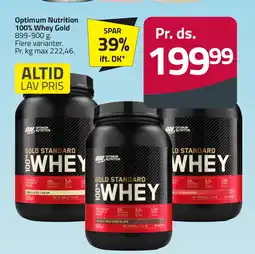 Fleggaard Optimum Nutrition 100% Whey Gold tilbud