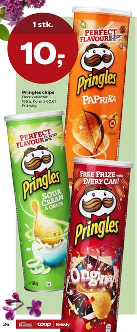 SuperBrugsen Pringles chips tilbud