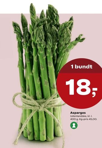SuperBrugsen Asparges tilbud