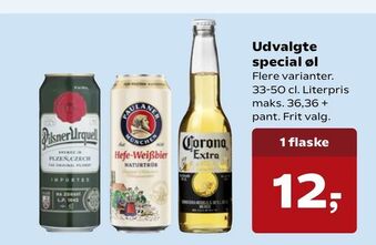 SuperBrugsen Udvalgte special øl tilbud