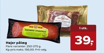 SuperBrugsen Højer pålæg tilbud