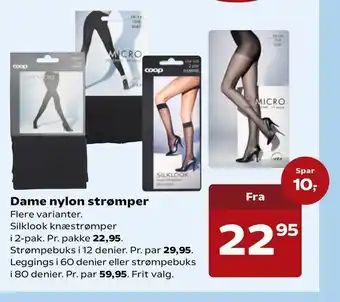 SuperBrugsen Dame nylon strømper tilbud