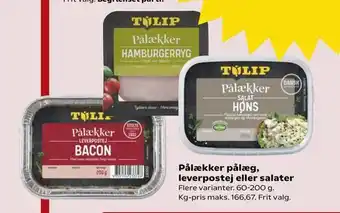 SuperBrugsen Pålækker pålæg, leverpostej eller salater tilbud