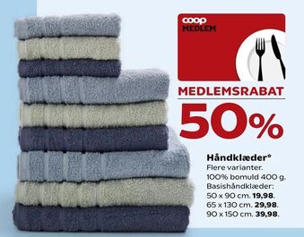 SuperBrugsen Håndklæder tilbud