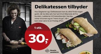 SuperBrugsen Husets sandwich tilbud