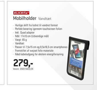 Thansen Mobilholder tilbud