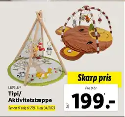 Lidl Tipi/ Aktivitetstæppe tilbud