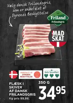 MENY Flæsk i skiver tilbud