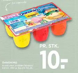 MENY Jordbær, Banan & Abrikos yoghurt tilbud