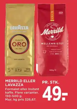 MENY Instant Kaffe tilbud